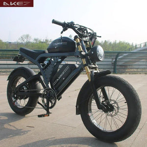 Akez King Kong X 1500W – Ultimate 20-inch Fat Tire Full Suspension E-Mountain Bike AXSSIBLZ
