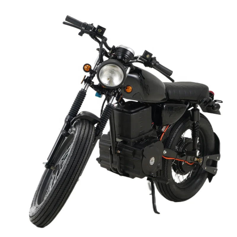 Unisex 2000W Electric Sportbike Powerful 60v 72v Two-Wheel Long Range Electric Motorcycle Ev Scooter Front Brake 70km Range Per AXSSIBLZ