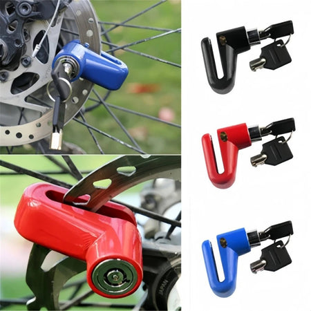 SecureLock Anti-Theft Disc Brake Lock – Electric Scooter, Mountain Bike & Motorcycle Safety Lock with Steel Wire for Ultimate Theft Protection AXSSIBLZ