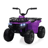 Kids Ride On ATV, 12V Battery Powered Electric Vehicle With Remote Control, 4-Wheeler Quad ATV Play Car For Boys Girls AXSSIBLZ