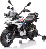 12V 7AH Ride On Motorcycle, Licensed Kids Motorcycle, High/Low Speed, EVA Tire, LED Headlights, Spring Suspension, Music,Ride On AXSSIBLZ