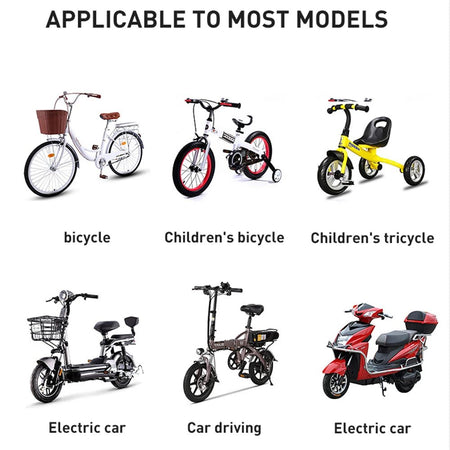 360° Vision Rearview Mirror for Electric Scooters & Bikes - 1PC AXSSIBLZ