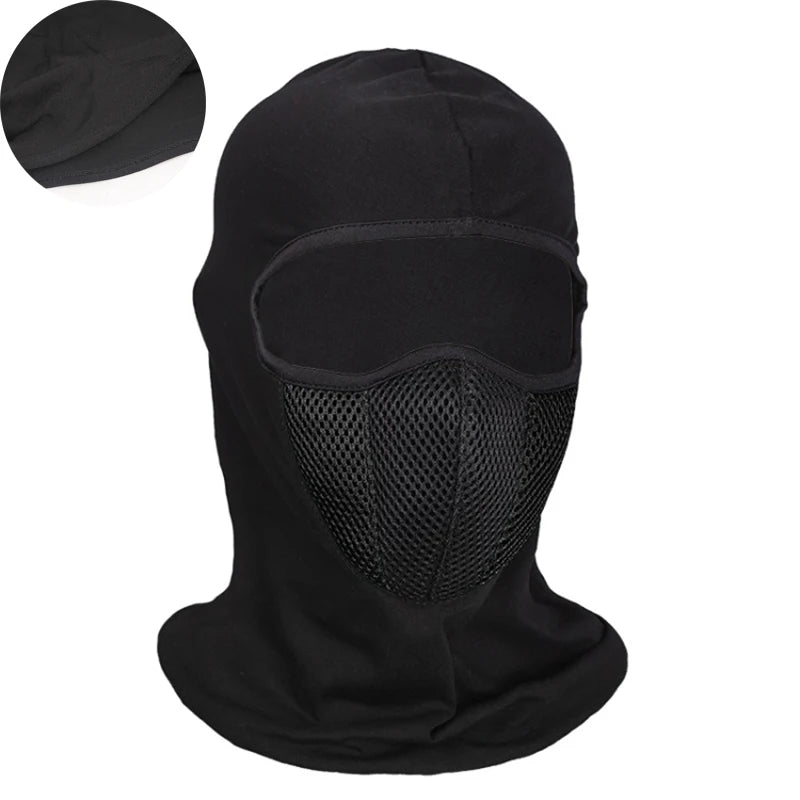 Breathable Balaclava Motorcycle Full Face Masks Skullies Cap Hat Motocross Motorbike Helmet Moto Riding Neck Face Hood Moto Mask AXSSIBLZ