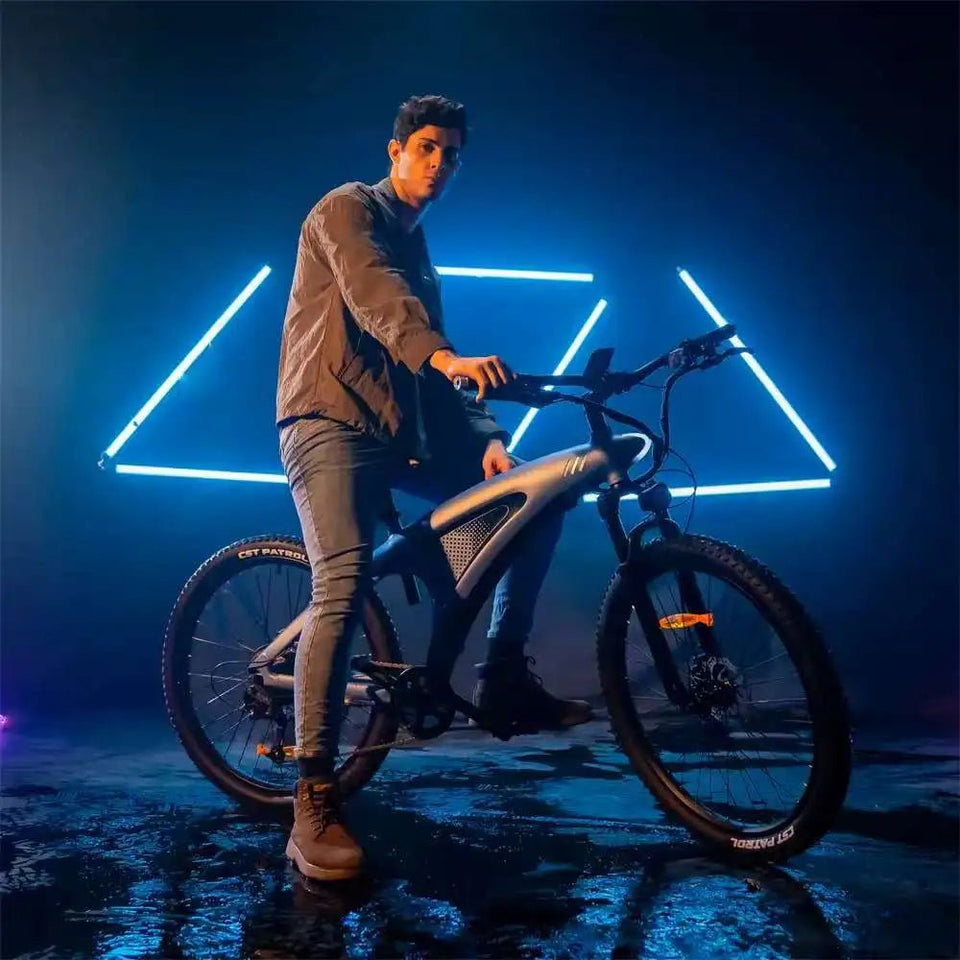 HUANCI Q5 electric bike ebike Adults Electric bicycle  48V 20AH 27.5 Inch electric e bike Electric bike Mountain electric bikes AXSSIBLZ