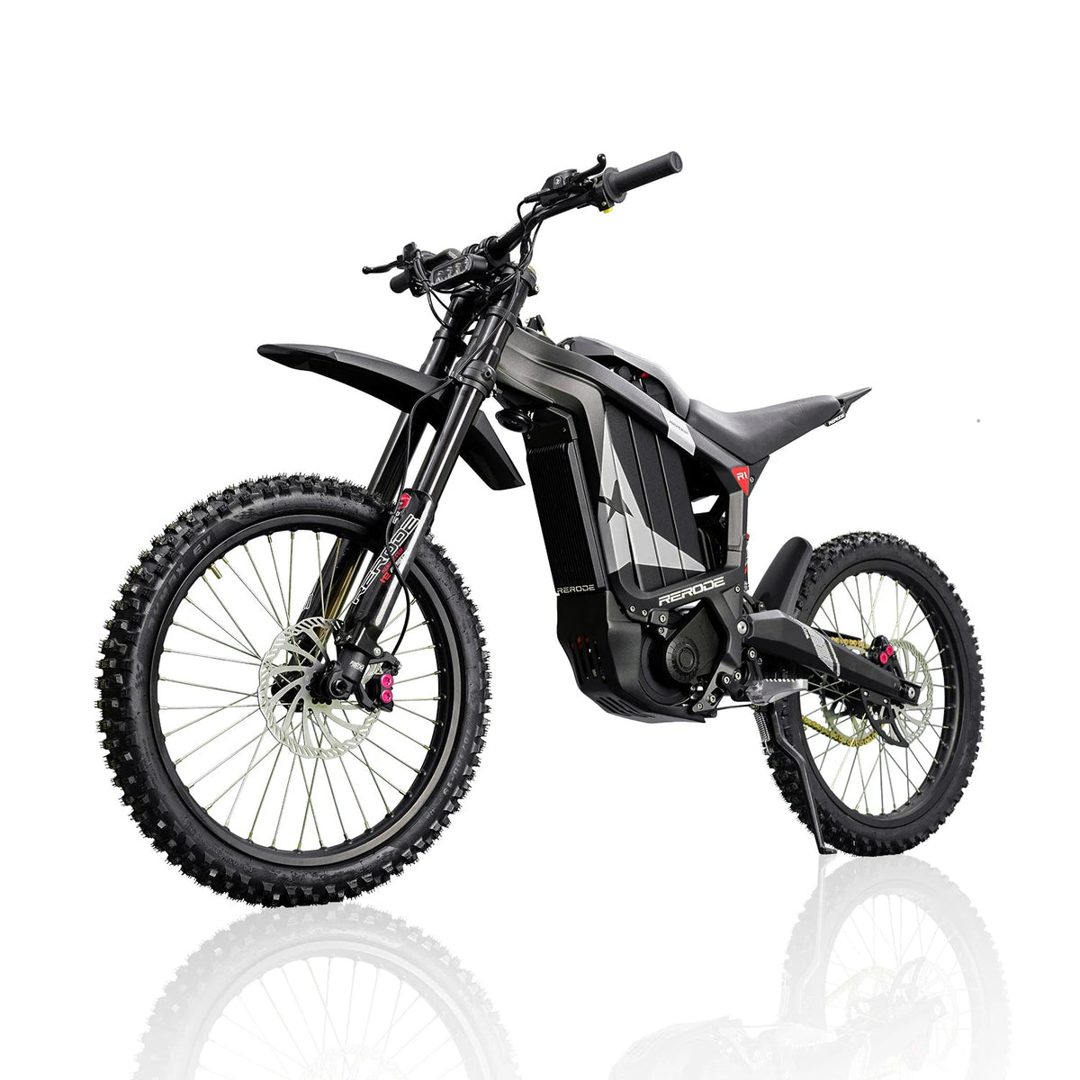 HEZZO 8000W Electric Dirt Bike 72v 35Ah Electric Bike Middrive Rerode R1 Ebike Off Road E Moto 53MPH 75 Miles Long Range 440NM AXSSIBLZ