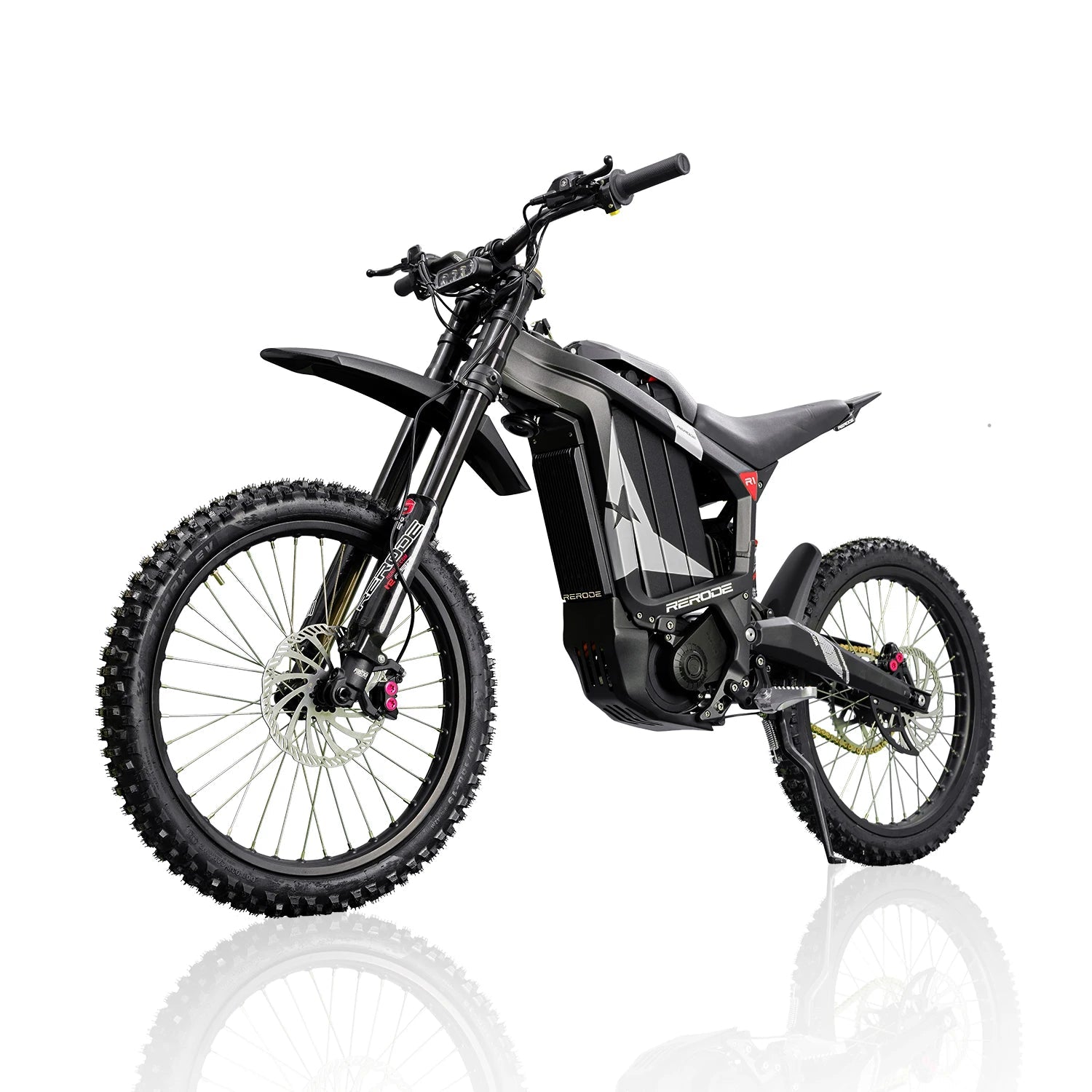 HEZZO 8000W Electric Dirt Bike 72v 35Ah Electric Bike Middrive Rerode R1 Ebike Off Road E Moto 53MPH 75 Miles Long Range 440NM AXSSIBLZ