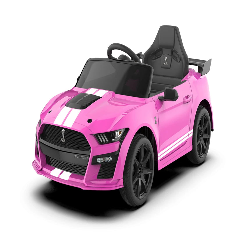 Ride On Kids Car With Remote Controls 12V Battery Powered Electric Ride on Car Truck Sigle Seat Bluetooth Music LED Lights AXSSIBLZ