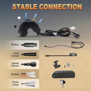 BAFANG Mid Drive Motor Controller for BBSHD BBS01B BBS02 48V 750W 52V 1000W 36V 250W 350W 500W Central Motor Controlle AXSSIBLZ