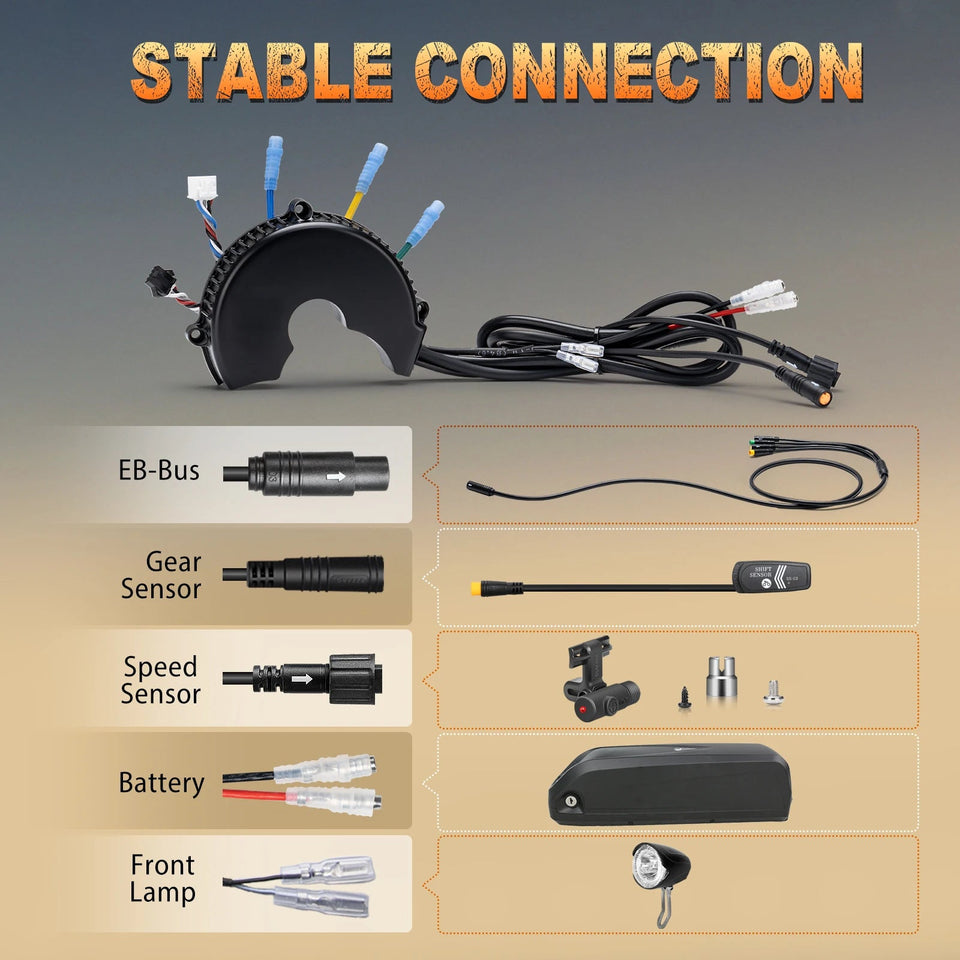 BAFANG Mid Drive Motor Controller for BBSHD BBS01B BBS02 48V 750W 52V 1000W 36V 250W 350W 500W Central Motor Controlle AXSSIBLZ