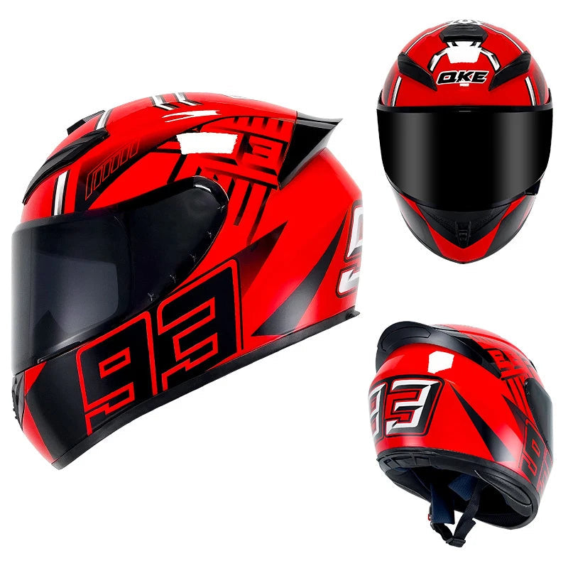 DOT Men and women motorcycle helmets are safe in winter Four Seasons Knights can be equipped with Bluetooth motorcycle helmets AXSSIBLZ
