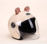 Men's and women's helmets, electric bikes, rain and fog resistant, all season universal motorcycle helmets AXSSIBLZ