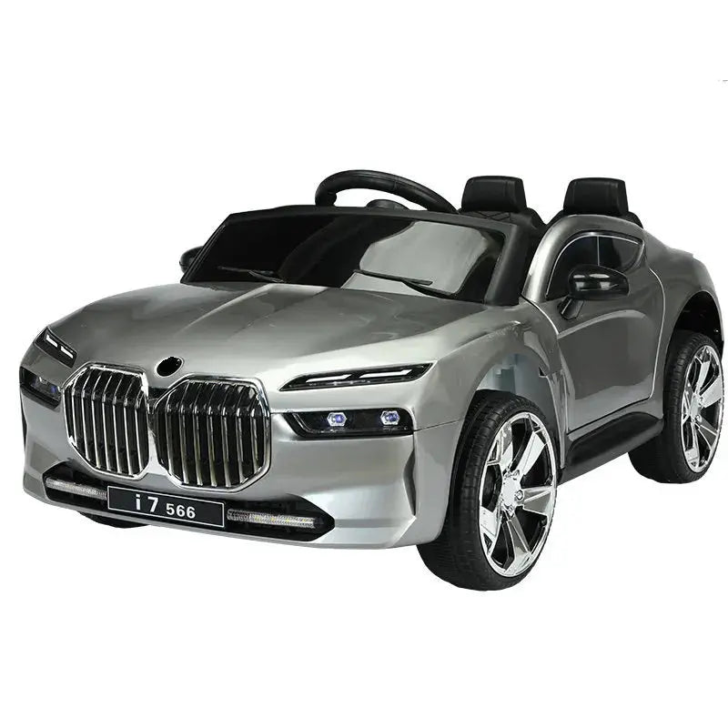 Silver BMW Kid Ride On Car