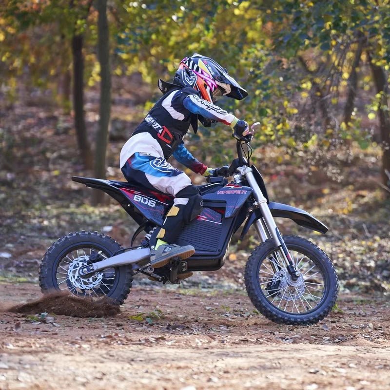 Hypher 1600W Electric Dirt Bike – 48V High-Power Motorcycle for Teens, Ultimate Off-Road Performance AXSSIBLZ