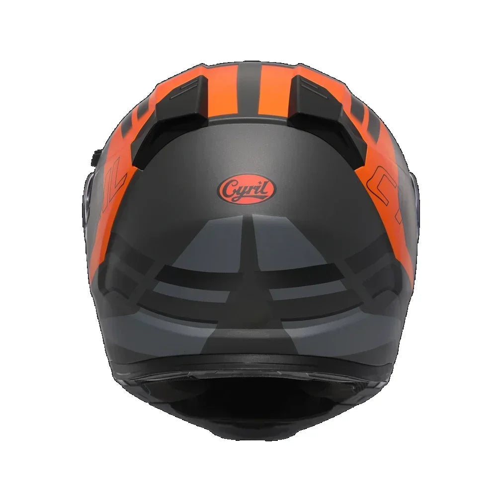 Full Face Motorcycle Helmet with Dual Visor Cyril Flip-up Motorcycle Helmet with Bluetooth Slot For Adult DOT Approved Helmet AXSSIBLZ