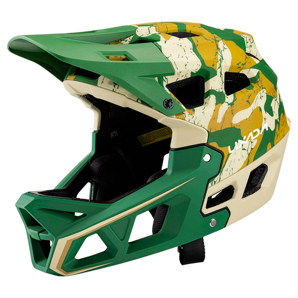 Full Face Mountain Bike Helmet Adult Racing Downhill MTB Helmet for Mountain Bike AXSSIBLZ