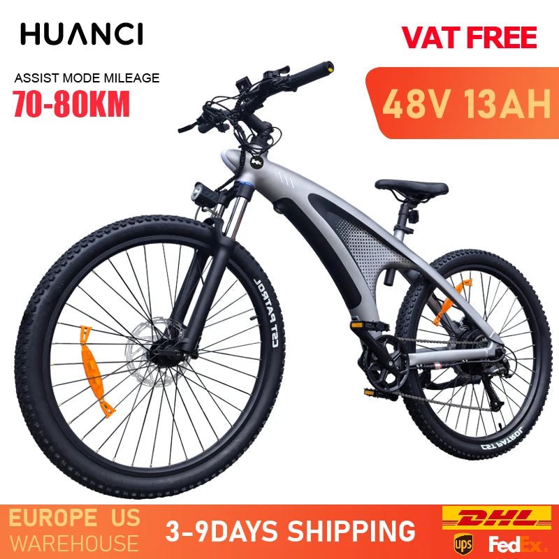 HUANCI Q5 electric bike ebike Adults Electric bicycle  48V 20AH 27.5 Inch electric e bike Electric bike Mountain electric bikes AXSSIBLZ