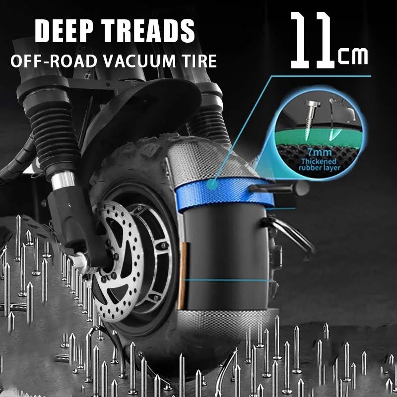 1200W-5600W 48-72V Electric Scooter up to 90KM/H Max Speed Adults Electric Scooters up to 110KM Long Range 10/11'' Tires AXSSIBLZ