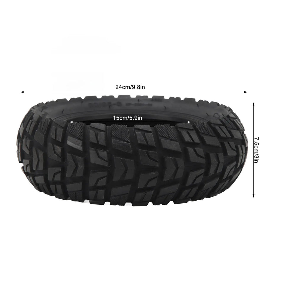 80/65‑6 Electric Scooter Tires Excellent Grip Rubber Electric Scooter Tires Replacement for Electric Scooter AXSSIBLZ