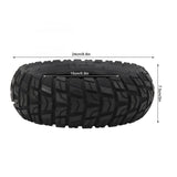 80/65‑6 Electric Scooter Tires Excellent Grip Rubber Electric Scooter Tires Replacement for Electric Scooter AXSSIBLZ