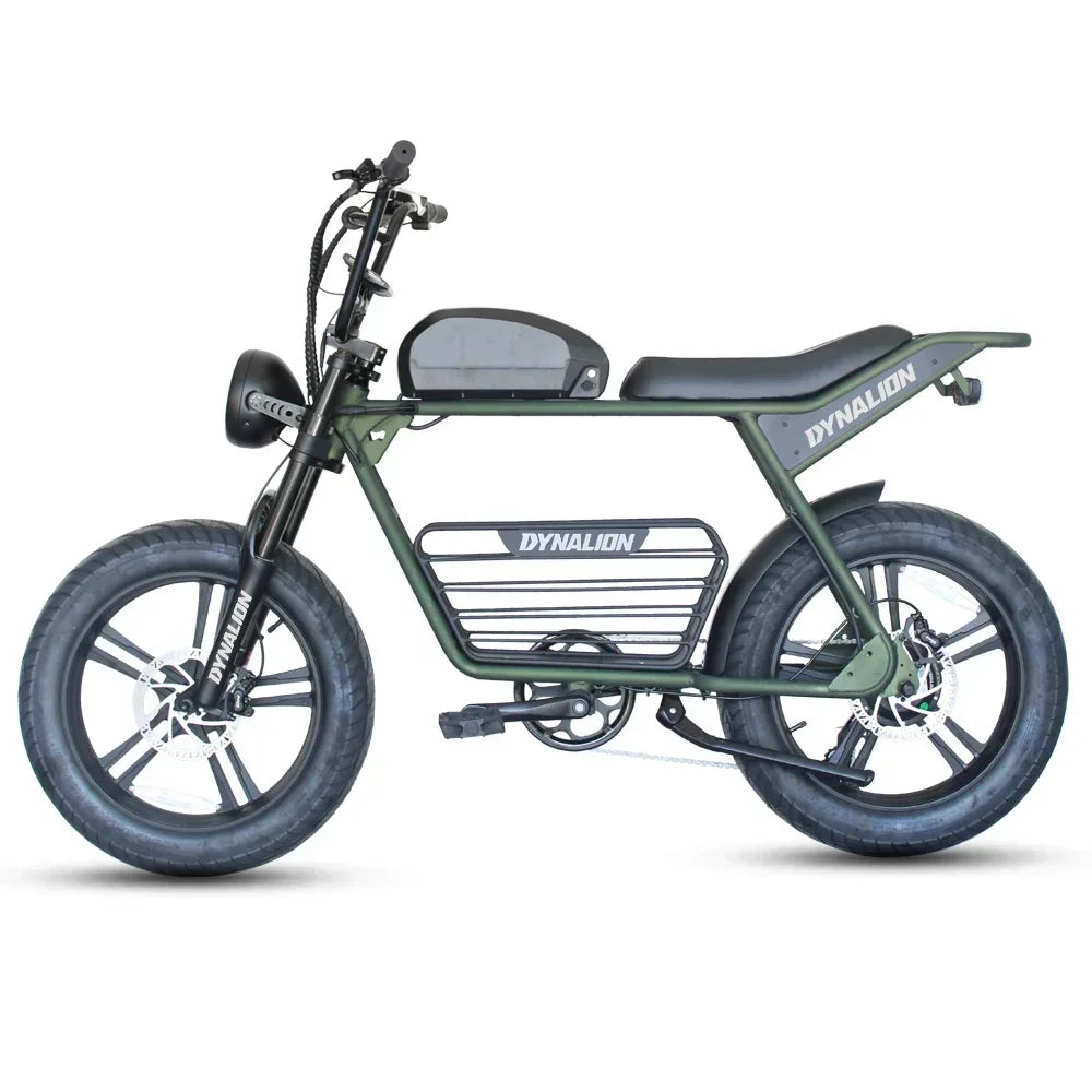 K7-2 RetroPower 48V 1000W Hybrid Electric Bike – Conquer Roads, Dirt, and Mountains AXSSIBLZ