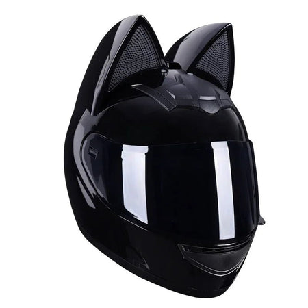 Motorcycle Helmet Detachable Full Face DOT Certification Safety Cat Ears Moto Helmets For Women Breathable Soft Comfort Lining AXSSIBLZ