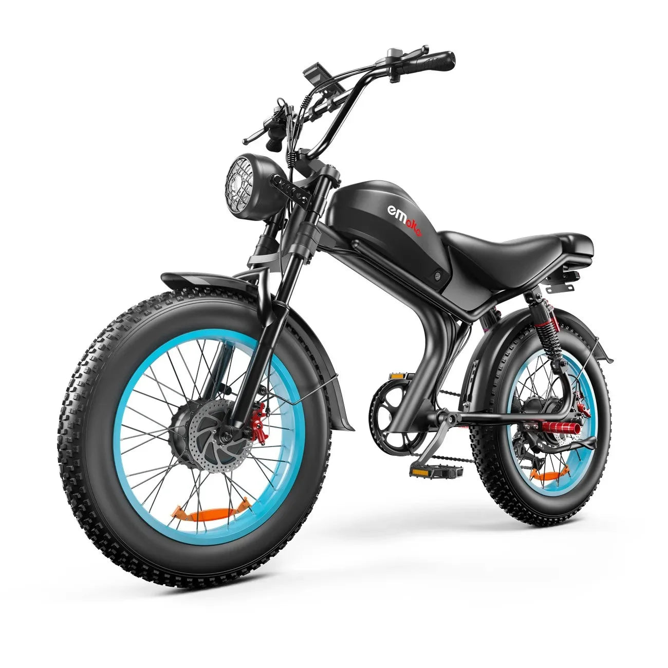 Electric Bike for Adults Dual Motor 2000W 48V 23AH Motorcycle 20inch Fat Tire Dirt Bike All-Terrain Bicycle for Mountains AXSSIBLZ