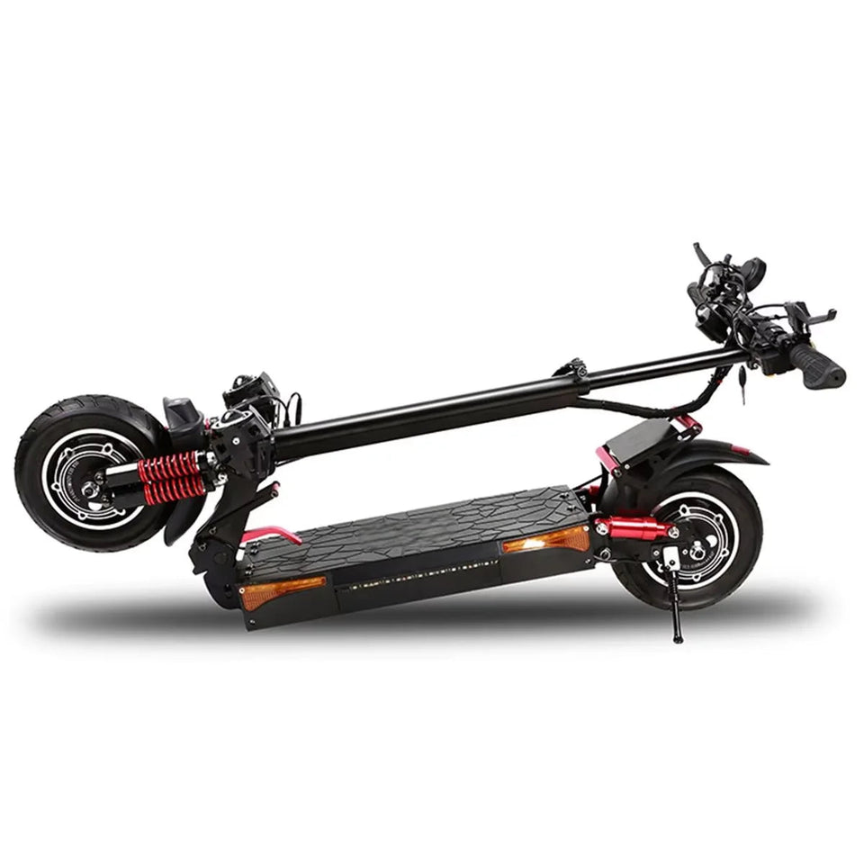 New X4 shipped from China warehouse 1600W dual motor 10-inch off-road electric scooter 48V 18AH foldable adult mobility scooter AXSSIBLZ