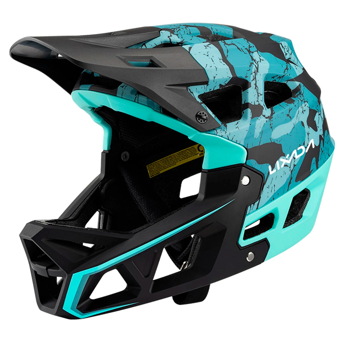 Full Face Mountain Bike Helmet Adult Racing Downhill MTB Helmet Equipped with EPP Chin Support for Adults Mountain Bike Cyclist AXSSIBLZ