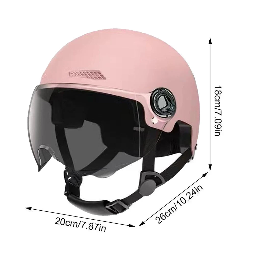 Motorcycle Helmet Bicycle Helmets for Men Women Adult Motorbike Scooter Helmet Ultralight Retro Scooter Hat Helmets Accessories AXSSIBLZ
