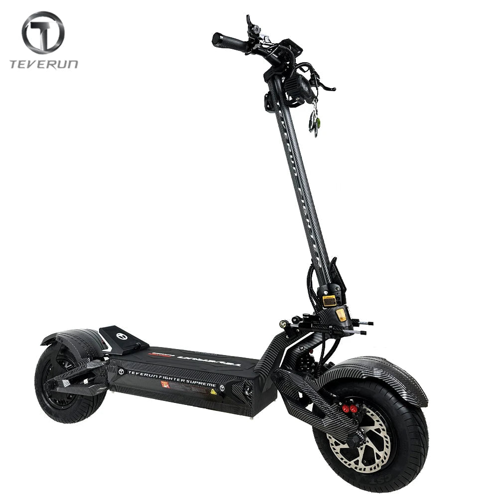 EU Stock Newest 2025 Teverun Fighter 7260R 72V 60Ah Peak Power 10000W Motor With GPS PKE Function Electric Scooter AXSSIBLZ