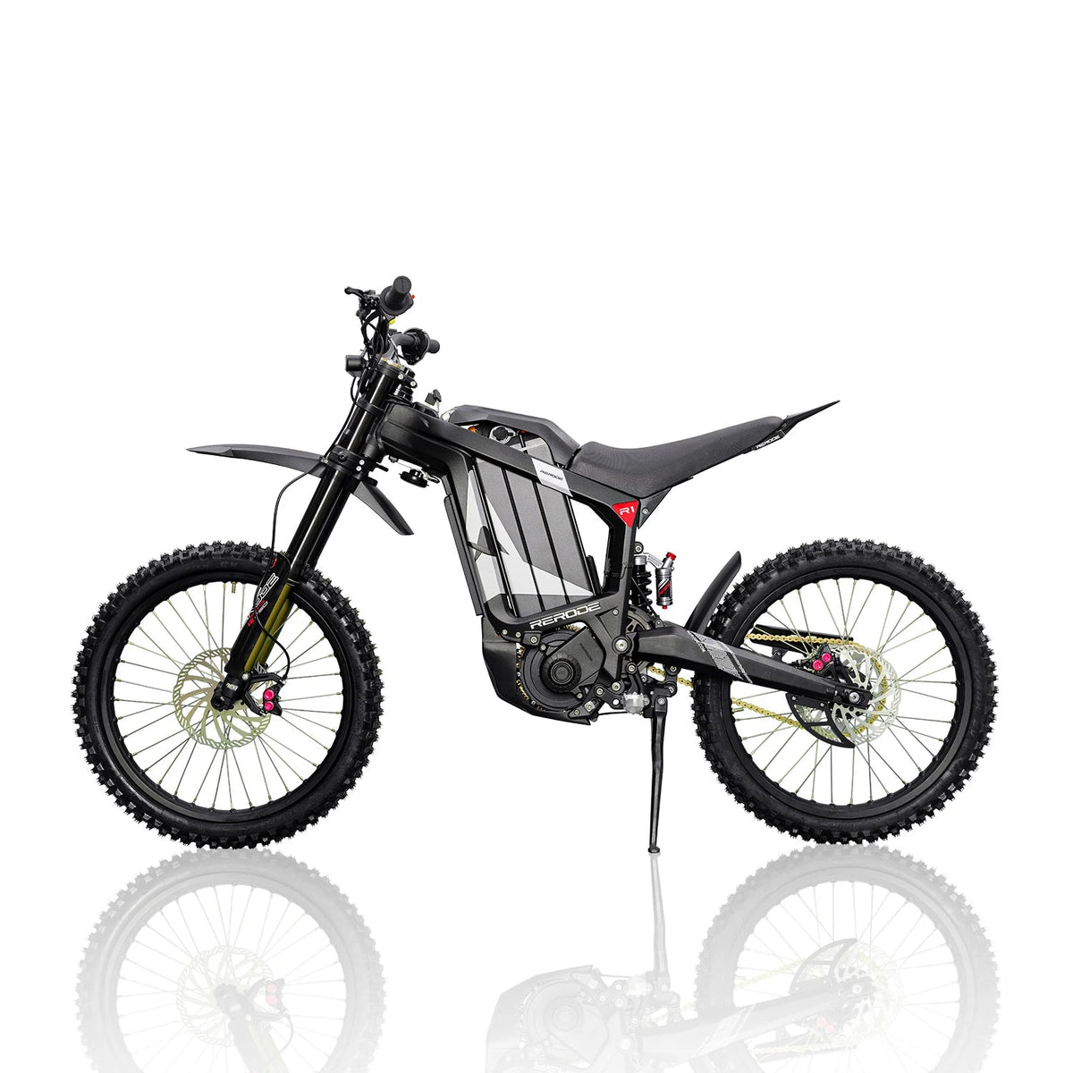 HEZZO 8000W Electric Dirt Bike 72v 35Ah Electric Bike Middrive Rerode R1 Ebike Off Road E Moto 53MPH 75 Miles Long Range 440NM AXSSIBLZ