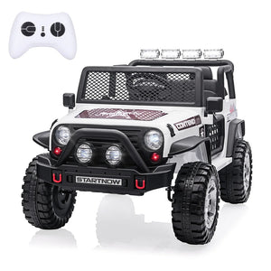 12V Battery Powered  Ride On Car 2 Seater kids Electric Vehicle Toy Truck w/Remote Control Equipped with Music AXSSIBLZ