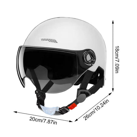Motorcycle Helmet Bicycle Helmets for Men Women Adult Motorbike Scooter Helmet Ultralight Retro Scooter Hat Helmets Accessories AXSSIBLZ