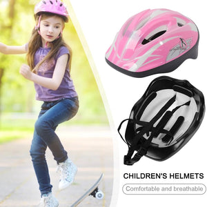 Childrens Riding Helmets Comfortable Breathable Large Vent Holes Boy Girl Safety Head Protection Cartoon Balance Bike Helmet AXSSIBLZ