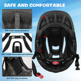 Kids Bicycle Helmet Child Sports Safety Cycling Protection Full Face Helmet Bike Roller Skating Helmet Guard for Cycling Scooter AXSSIBLZ