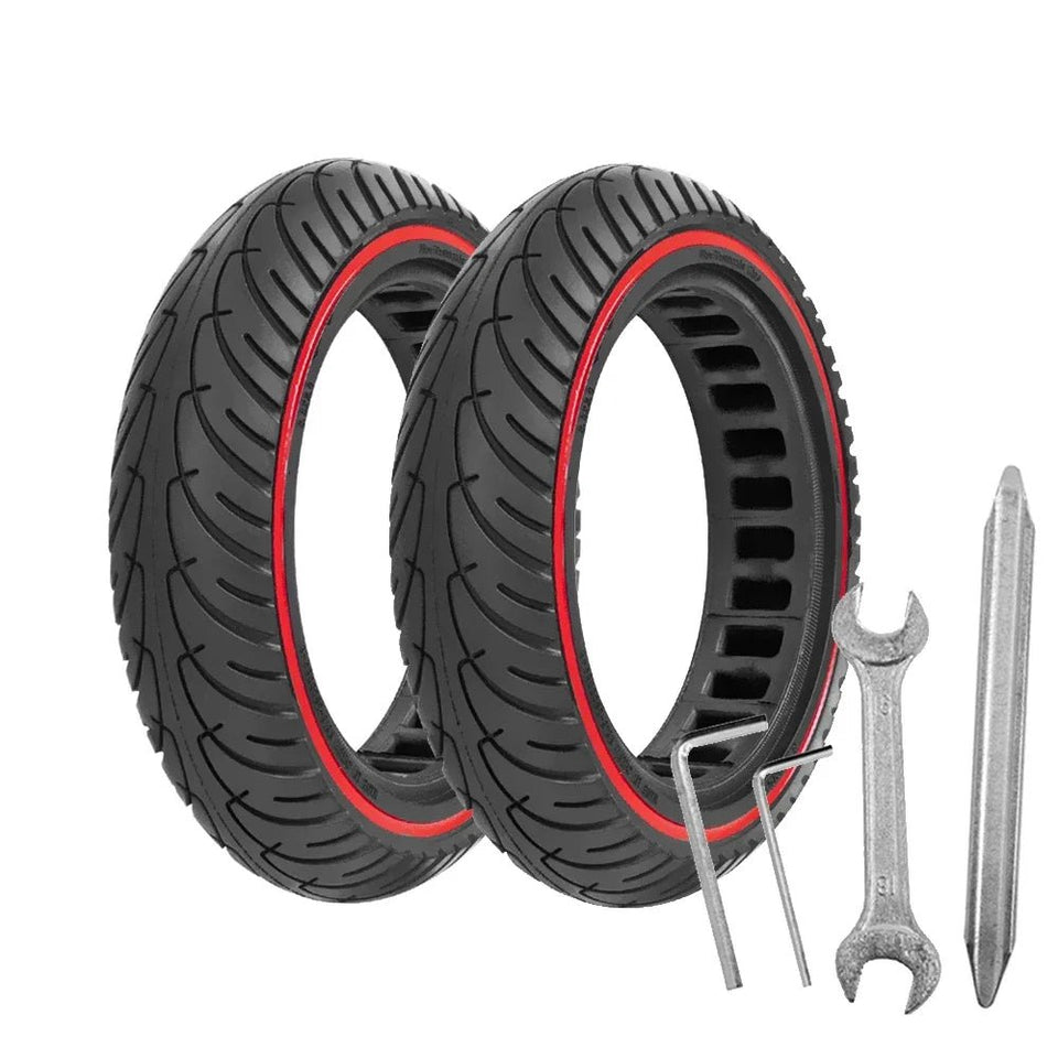 8.5 Inch Honeycomb Soild Tires for Xiaomi M365 1S Pro Electric Scooter Updated Wear-resistant Explosion-proof Damping Tires AXSSIBLZ