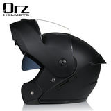 Casco capacetes double dual lens helmet motorcycle helmet full face helmets downhill racing helmets motorfiets helm AXSSIBLZ