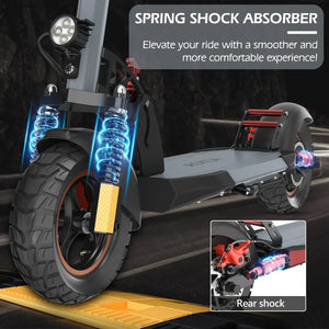 2025 NEW Electric Scooter A6 PEAK800W 48V 12,5 AH Max Speed 45 KM/H Max Mileage 40KM 10Inch Tire Foldable Escooter Load 120KG AXSSIBLZ