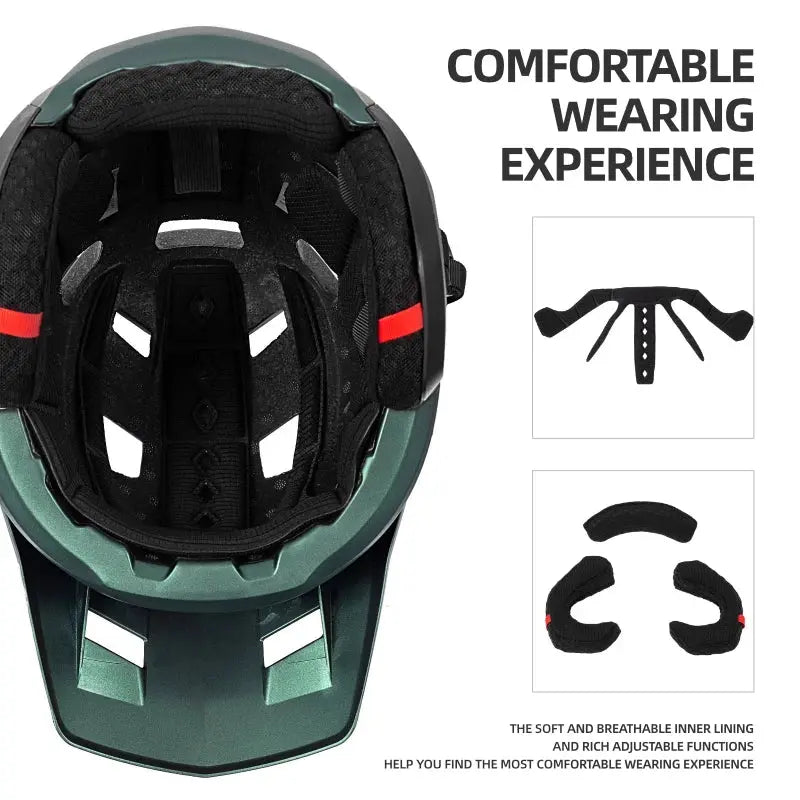 BATFOX 3/4 Ear Protection Bicycle Helmet - AXSSIBLZ