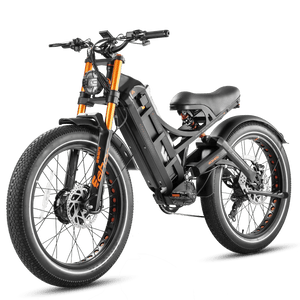 Romeo Pro 2 Xtreme 3000W Dual Motor Fat Tire Ebike – Luxury Off-Road Performance AXSSIBLZ