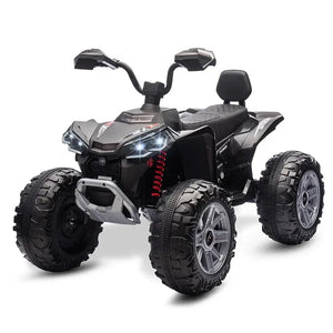 24V Kids Electric Vehicle 4-Wheeler Kids Ride On Toy Car XXXL Size ATV Electric Car for Toddler Children Gift,Spring Supspension AXSSIBLZ