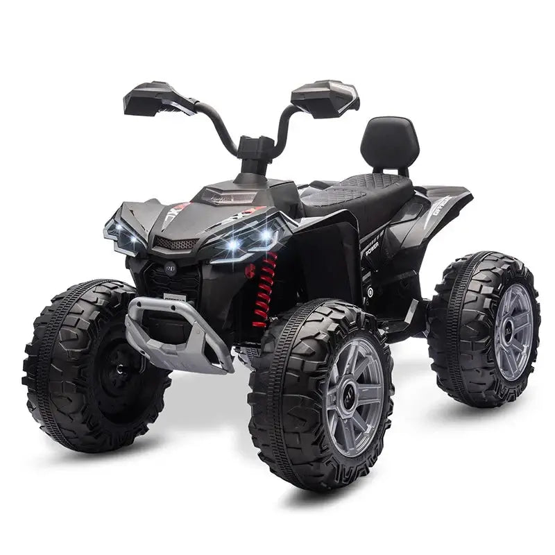 24V Kids Electric Vehicle 4-Wheeler Kids Ride On Toy Car XXXL Size ATV Electric Car for Toddler Children Gift,Spring Supspension AXSSIBLZ
