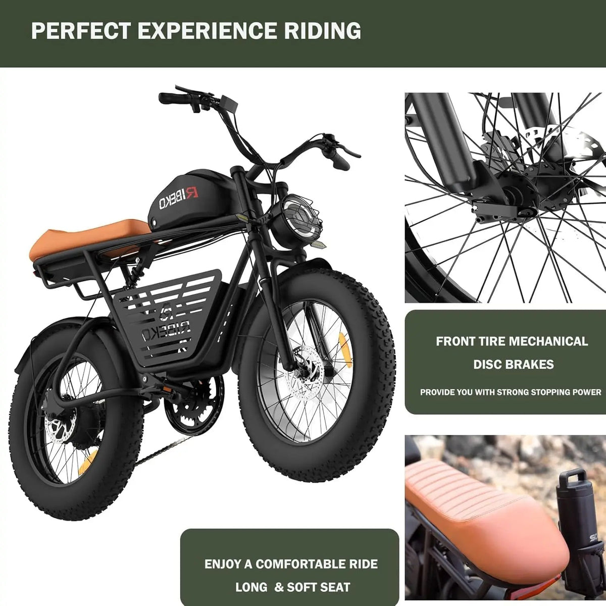 CT20Pro Electric Bike for Adults,Dual Motor 2000W 20 in Fat Tire Ebike,Up to 37MPH & 80 Miles,48V 25Ah Removable Battery AXSSIBLZ