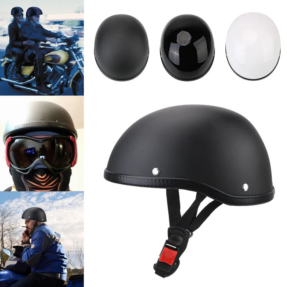 Motorcycle Helmet MTB Bike Unisex Cycling Safety Protector Half Face Type Retro Vintage Ultralight Fashion Motorbike Accessories AXSSIBLZ