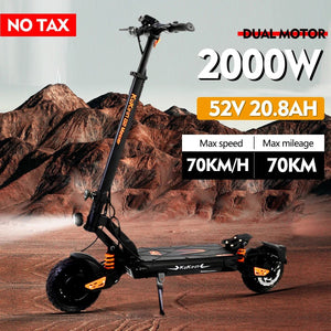 52V-20.8AH Kukirin G2 Maste Adult Electric Scooter Dual 2000w Powerful Motor 70km/H Max Speed Fast Electric Scooters at EU Stock AXSSIBLZ
