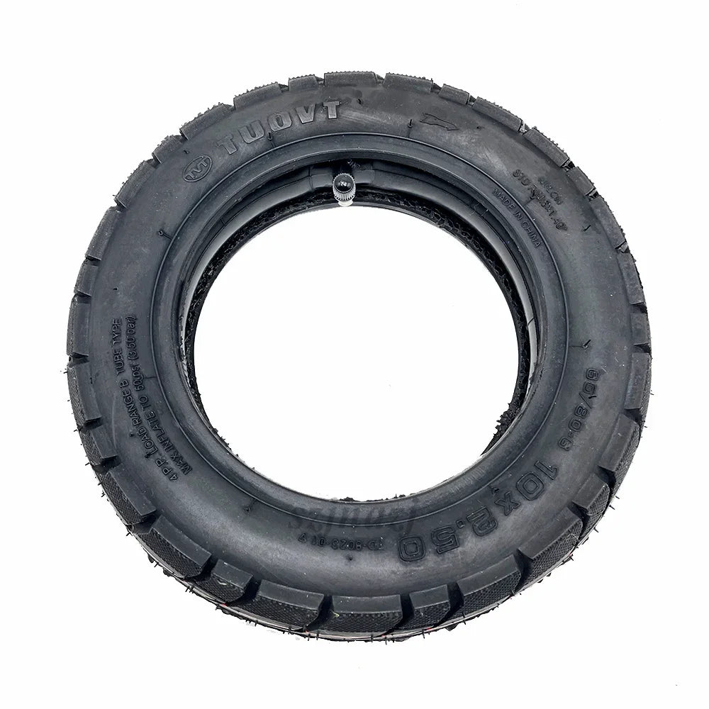 10x2.50 Tire 60/80-6 Pneumatic Inner Tube Outer Tyre for 10 Inch Electric Scooter High-quality Wear-resistant Replacement Parts AXSSIBLZ