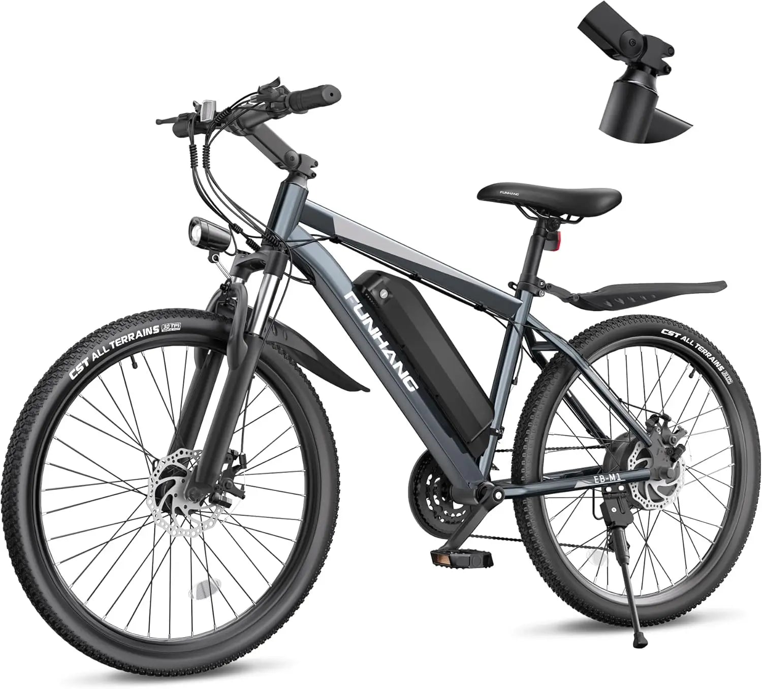 Funhang 1000W Electric Mountain Bike for Adults – 26