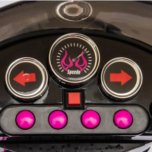 Kids Ride on Motorcycle Toy,3-Wheel Chopper Motorbike,Pink 6V Battery Powered Riding on Electric Harley Motorcycle. AXSSIBLZ