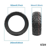10 Inch Tubeless Tires 255x80 for Kugoo/Pro Electric Scooter Tyre Balance Car Replacement Off-road Anti-Explosion 80/65-6.5 Tire AXSSIBLZ