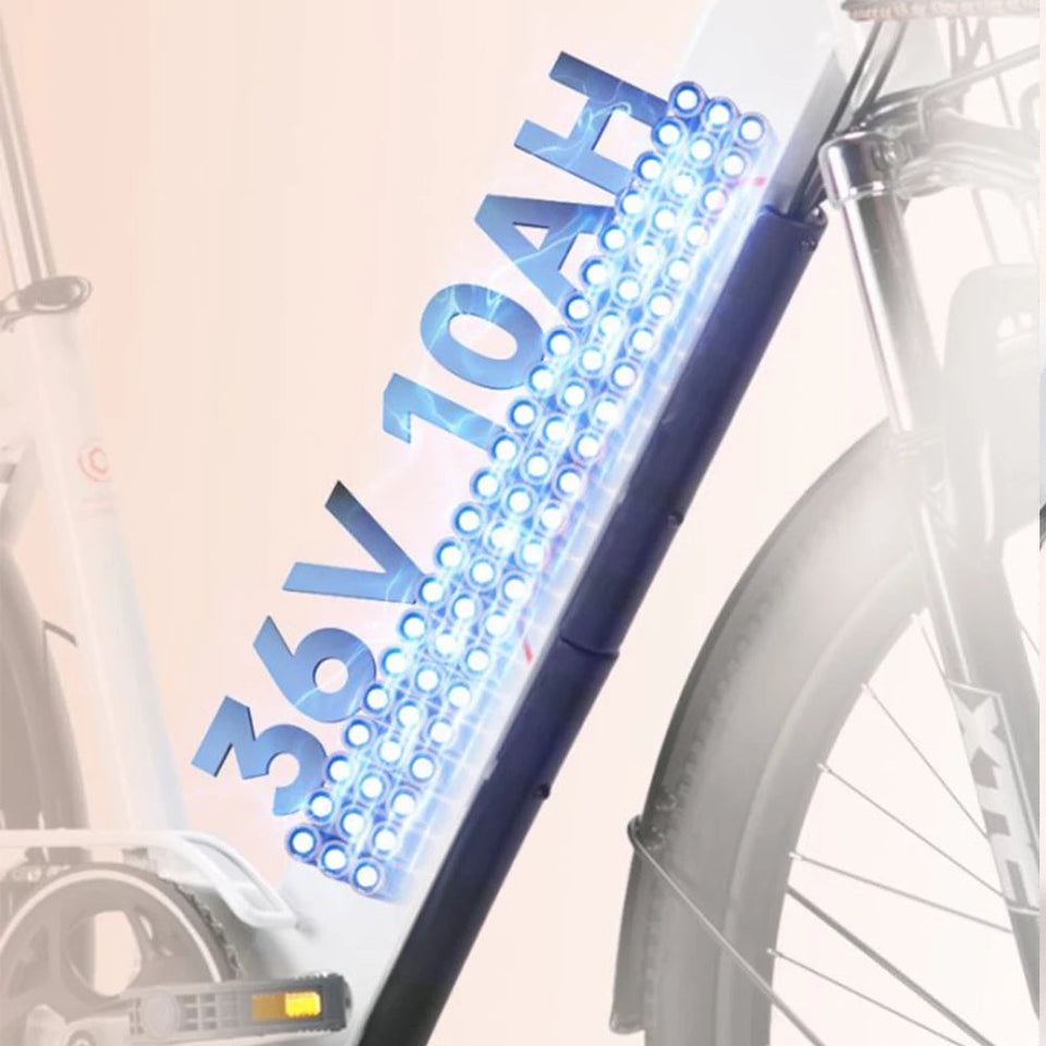 women's Ebike Electric Bicycle 26" 250W mid motor City Ebike Pedelec with Bicycle Basket Cup HolderSports Entertainment Cycling AXSSIBLZ
